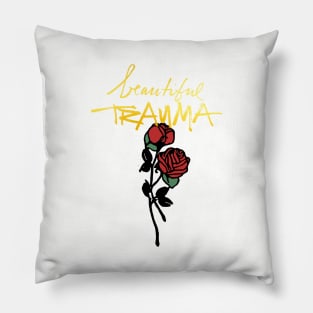 Pink Beautiful Trauma Pillow