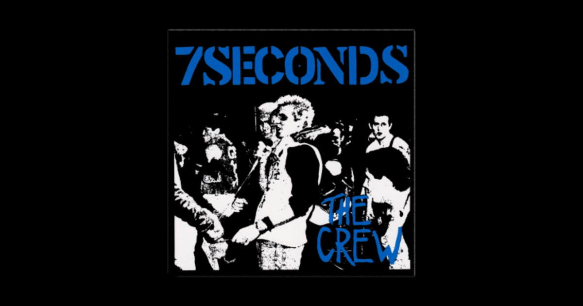 7 seconds Band Sticker TeePublic
