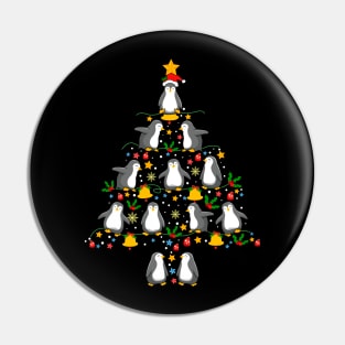 Penguins Christmas Tree Pin