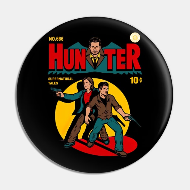 No 666 Hunter Supernatural Rales Pin by Den Tbd