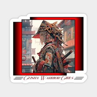 Geisha Warrior Girl Magnet