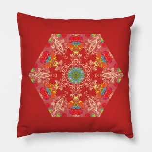 Summer Snowflake Pillow