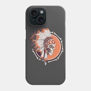 Native American Skull Phone Case