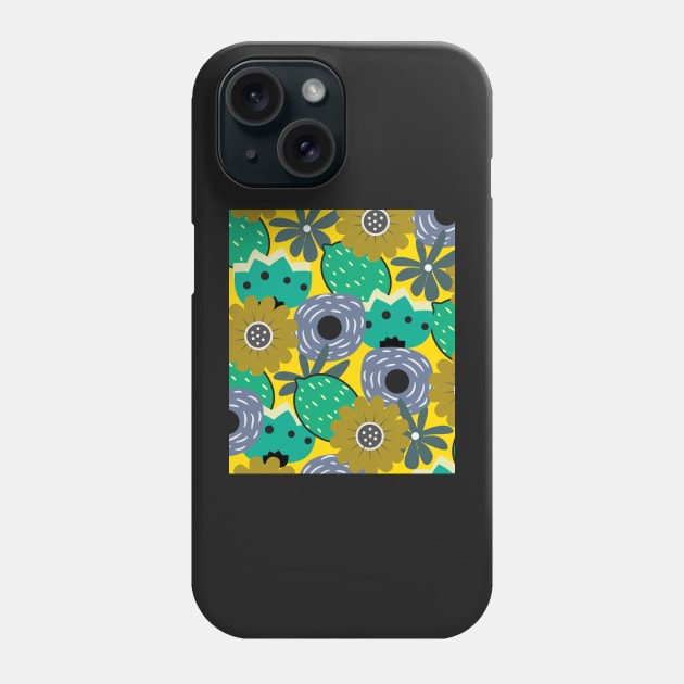 Fresh lemons and flowers Phone Case by cocodes