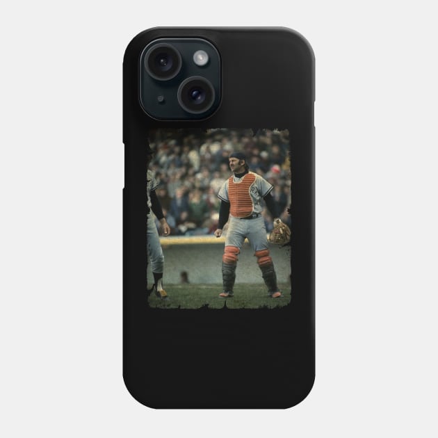 Thurman Munson in New York Yankees Phone Case by SOEKAMPTI