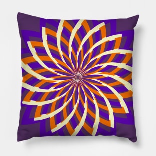 Lotus Flower Geometric Mandala Pillow