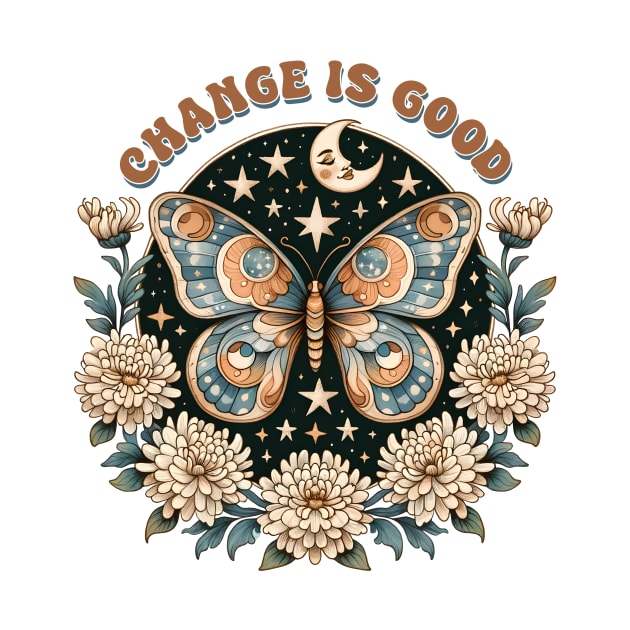 Change Is Good Butterfly by Nessanya