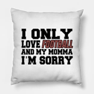 Gods Plan Football Pillow