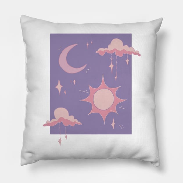 celestial graphics Pillow by shazuliArt