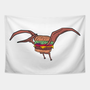 pterodactyl burger Tapestry