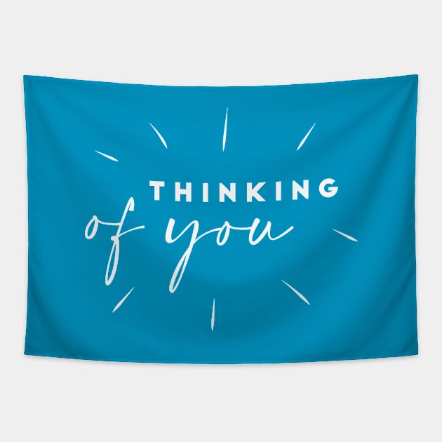 Thinking of you Tapestry by Inspire Creativity