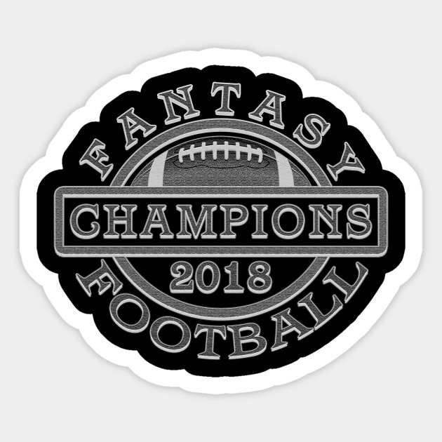 Fantasy Football 2018 Champions Silver Fantasy Football Champs