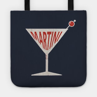 Vintage Martini Glass Tote