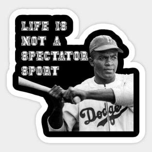 Jackie Robinson Nx8 Sticker for Sale by JimmieParkerv