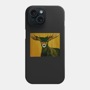 Vibrant ethereal brown stag buck deer cool Phone Case