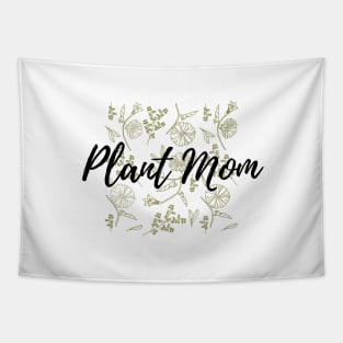 Plant Mom Floral Pattern Tapestry