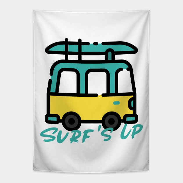 Surf's Up Tapestry by Artisan