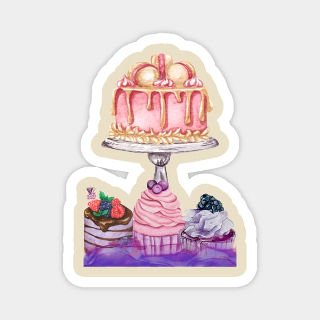 Sweetest cake Magnet by Viper Unconvetional Concept