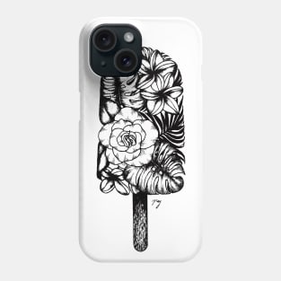 Floral Popsicle I (Gardenia, Plumeria & Monstera) Phone Case