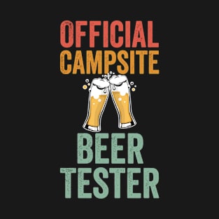 Camping - Official Campsite Beer Tester T-Shirt