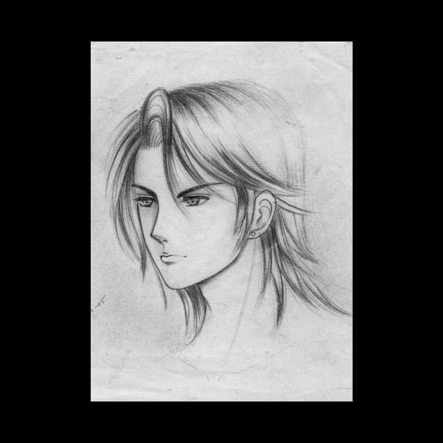 Drawing of handsome guy in 2008 by alien3287