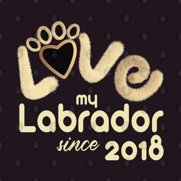 Love my labrador since 2018 by ArteriaMix