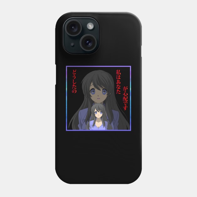 Anime Girl - 16 Phone Case by SanTees