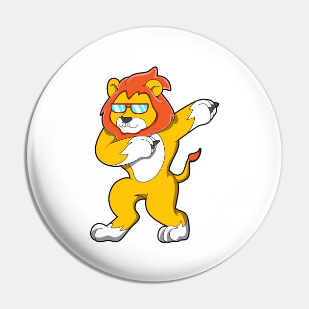 Lion at Hip Hop Dance Pin by Markus Schnabel