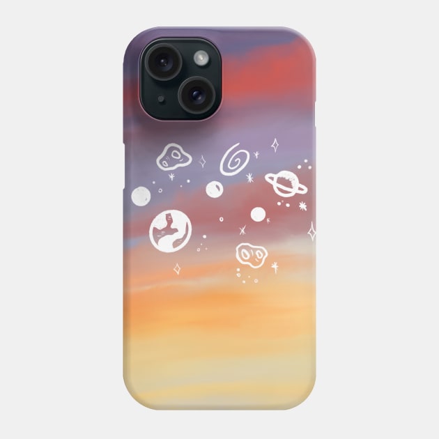 Stars and Planets Phone Case by roselyn