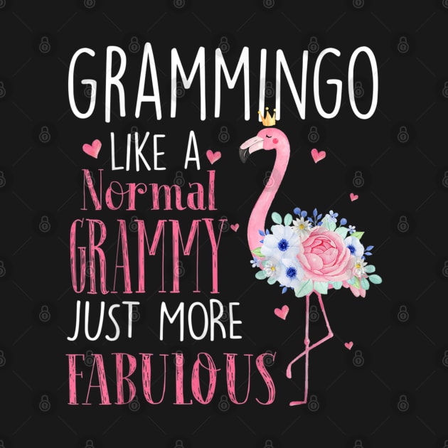 Flamingo Grammingo like a normal Grammy Gifts Funny Grandma by KIMIKA