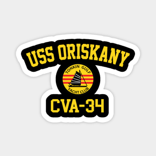 USS Oriskany CVA-34 Tonkin Gulf Yacht Club Magnet