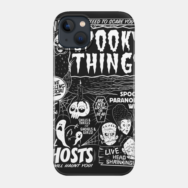 Spooky Things - Halloween - Phone Case