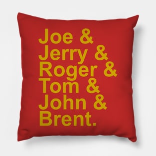 Remembering the 49ers of the 80s Pillow