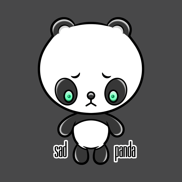 Sad Panda by RD Doodles