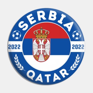 Serbia Football Pin