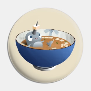 Narwal chilling in Miso Soup Pin