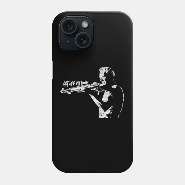 get off my lawn Clint Eastwood Phone Case by TapABCD