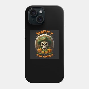 Celtic Knot Irish Skull Halloween Pumpkin V2 Phone Case