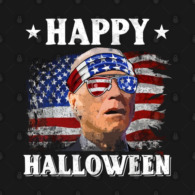 4th Of July Shirts Funny Joe Biden Happy Halloween Confused 4th of July 2023 by StarMa