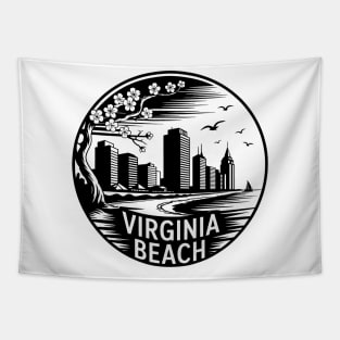 Virginia Beach City Virginia USA Tapestry