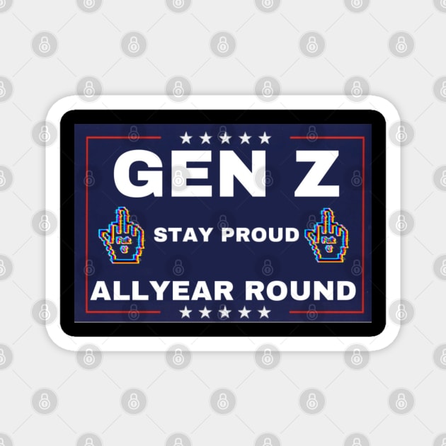 gen z Magnet by WitchyAesthetics