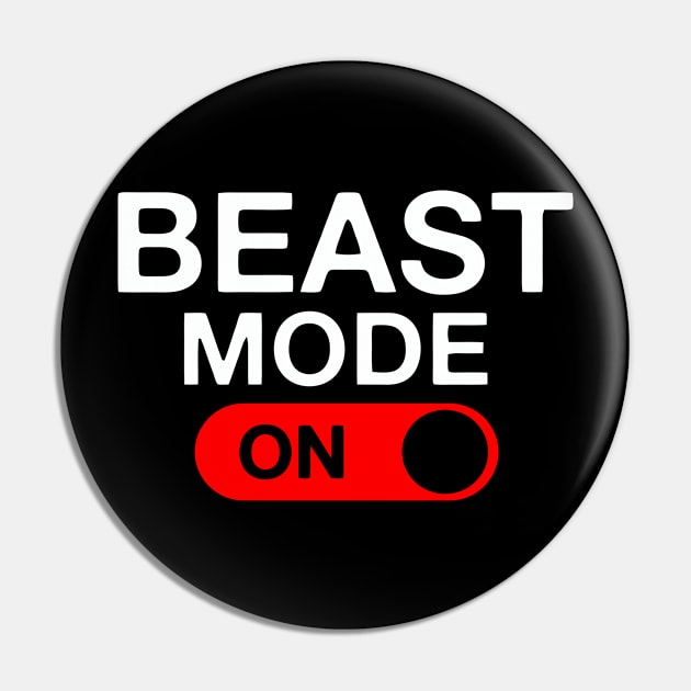 Beast Mode Activated Pin by pralonhitam