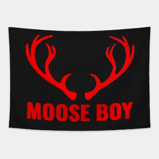 MOOSE BOY RED/BLACK Tapestry