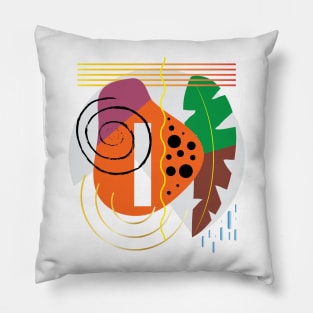 Beautiful Organic Minimalist Abstract Pillow