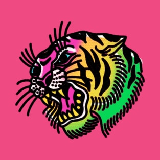 Trad Tiger Tattoo T-Shirt