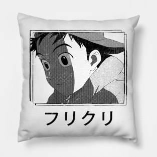 Fooly Cooly (FLCL) --- Vintage Faded Aesthetic Pillow