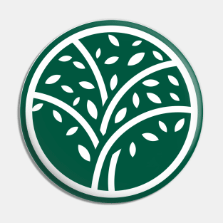 Arboreal Tree (White) Pin