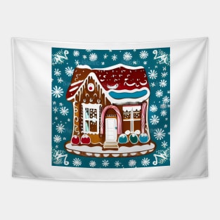 Gingerbreadhouse Tapestry