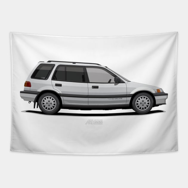 Civic Shuttle Wagon Mk4 White Tapestry by ARVwerks
