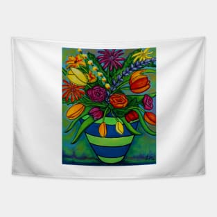 Funky Town Bouquet Tapestry